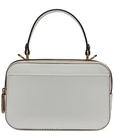 Karl Lagerfeld Paris Simone Small Coated Leather Lunchbox Crossbody