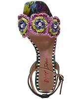 Betsey Johnson Women's Ainsleyy Macrame Dress Sandals