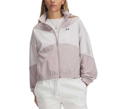 Under Armour Women's Logo Rival Woven Jacket