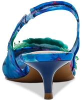 Betsey Johnson Women's Audree Floral Mesh Slingback Pumps
