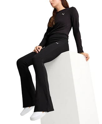 Puma Women's Essential High-Waist Flare-Leg Leggings