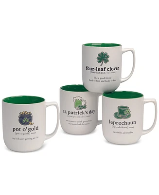 Certified International St. Patrick's Day Mugs, Set of 4