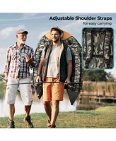 Portable Fishing Boat with 3 Detachable Storage Boxes