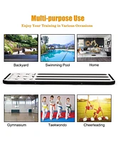 10 Feet Inflatable Gymnastics Tumbling Mat with Pump