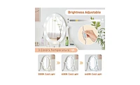 Bedroom Vanity Table with Adjustable Light Mirror – Makeup Desk with Storage & Stool Option