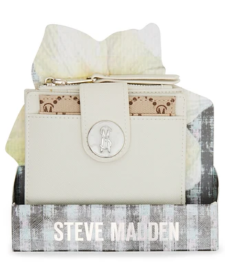 Steve Madden Bjadyn-f Zipper Flower Box Wallet