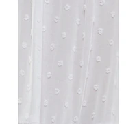 Trixxi Juniors' Clip-Dot Ruffled V-Neck Tiered Dress