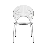 Opulent Series Modern Clear Dining Chair Set of 2