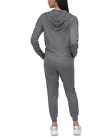 Dkny Sport Women's Spacedye Full-Zip Long-Sleeve Hoodie