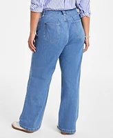 On 34th Trendy Plus Wide-Leg Jeans, Exclusively at Macy's