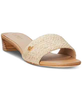 Lauren Ralph Women's Fay Slip-On Slide Dress Sandals
