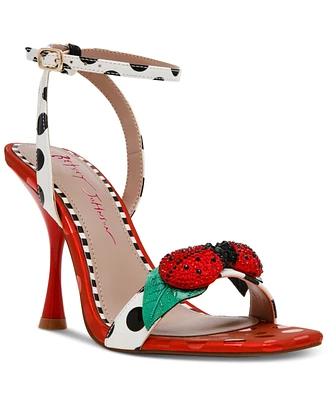 Betsey Johnson Women's Lolla Ladybug High-Heel Dress Sandals