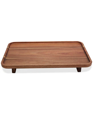 Haven Footed Wooden Serve Board, 17" x 11"