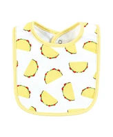 Hudson Baby Infant Boy Cotton Bibs, Taco Tuesday, One Size