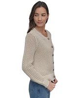 Dkny Jeans Women's Open-Knit Cardigan - D5k