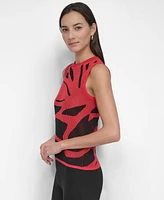 Dkny Women's Crewneck Sleeveless Sweater