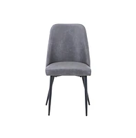 Maddox Mid-Century Modern Faux Leather Upholstered Dining Chair (Set of 2)