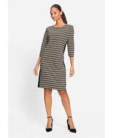 Olsen Textured Striped Dress