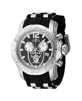 Invicta Men's 48002 Nfl Las Vegas Raiders Quartz Multifunction Black Dial Watch