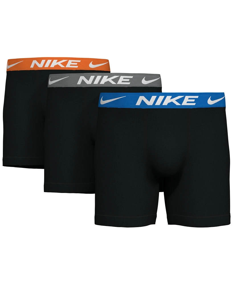 Nike Men's 3-Pack Dri-Fit Essential Micro Boxer Briefs