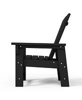 Kids Outdoor Hdpe Adirondack Plastic Patio Chair
