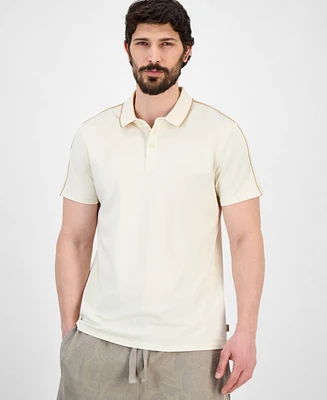 Guess Men's Quattro Crest Short Sleeve Polo Shirt