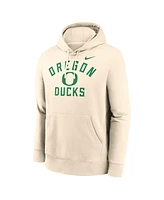 Nike Men's Cream Oregon Ducks Arch Logo Pullover Hoodie