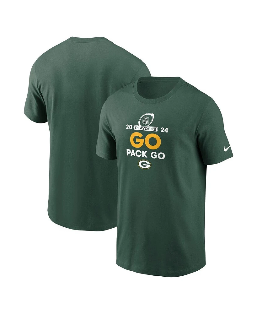 Nike Men's Green Bay Packers 2024 Nfl Playoffs T-Shirt