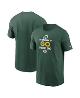 Nike Men's Green Bay Packers 2024 Nfl Playoffs T-Shirt