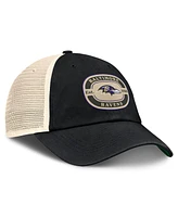 Top of the World Men's Black Baltimore Ravens Team Patch Adjustable Hat