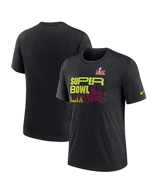 Nike Men's Black Super Bowl Lix Tri-Blend T-Shirt