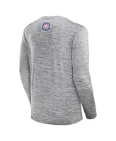 Fanatics Men's Heather Gray Boston Celtics Nba Hoops for Troops Long Sleeve T-Shirt
