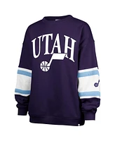 '47 Brand Women's Purple Utah Jazz 2024/25 City Edition Steadfast Paneled Pullover Sweatshirt