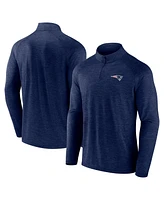 Fanatics Men's Navy New England Patriots Head-to-Head Raglan Quarter-Zip Jacket