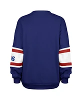 '47 Brand Women's Royal Philadelphia 76ers 2024/25 City Edition Steadfast Paneled Pullover Sweatshirt