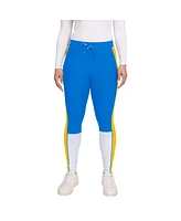 Wear By Erin Andrews Women's Powder Blue/Gold Los Angeles Chargers Color-Block Leggings