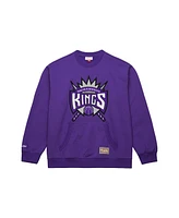 Mitchell & Ness Men's Purple Sacramento Kings Nights Pullover Sweatshirt