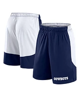 Fanatics Men's Navy/White Dallas Cowboys Launch Shorts