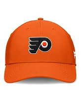 Fanatics Men's Orange Philadelphia Flyers Core Primary Logo Flex Hat