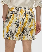 Mode of One Men's Fashion Animal Regular-Fit Printed Swim Trunks, Exclusively at Macy's