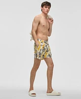 Mode of One Men's Fashion Animal Regular-Fit Printed Swim Trunks, Exclusively at Macy's