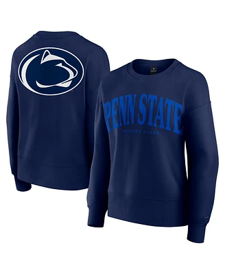 Fanatics Women's Navy Penn State Nittany Lions Supersoft Flow Fleece Pullover Sweatshirt