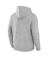 Fanatics Men's Heather Gray Miami Dolphins Legacy Fleece Pullover Hoodie