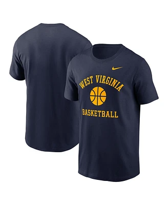 Nike Men's Navy West Virginia Mountaineers Basketball Icon T-Shirt