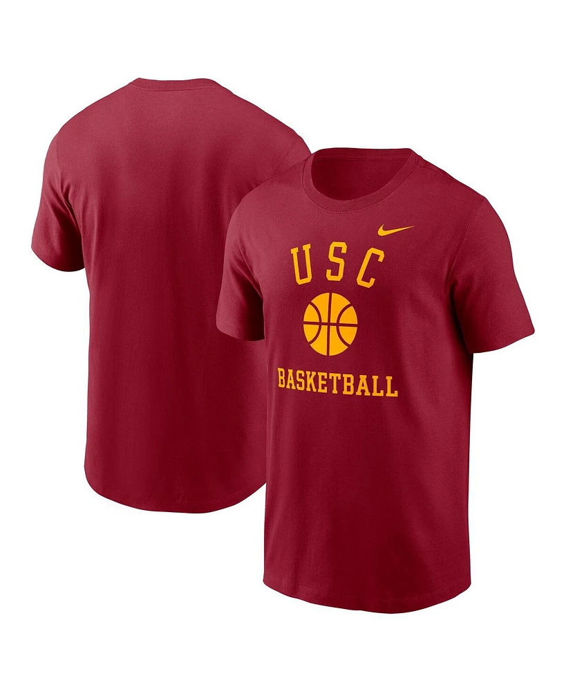 Nike Men's Cardinal Usc Trojans Basketball Icon T-Shirt