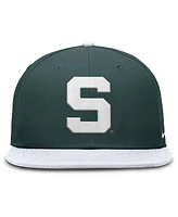 Nike Men's Green/White Michigan State Spartans Two-Tone Primetime Performance Fitted Hat