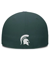 Nike Men's Green/White Michigan State Spartans Two-Tone Primetime Performance Fitted Hat