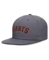 Nike Men's Gray San Francisco Giants Performance True Fitted Hat