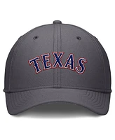 Nike Men's Gray Texas Rangers Swoosh Performance Flex Hat