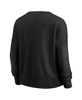 Fanatics Black Chicago Bulls Oversized Game Day Pullover Sweatshirt